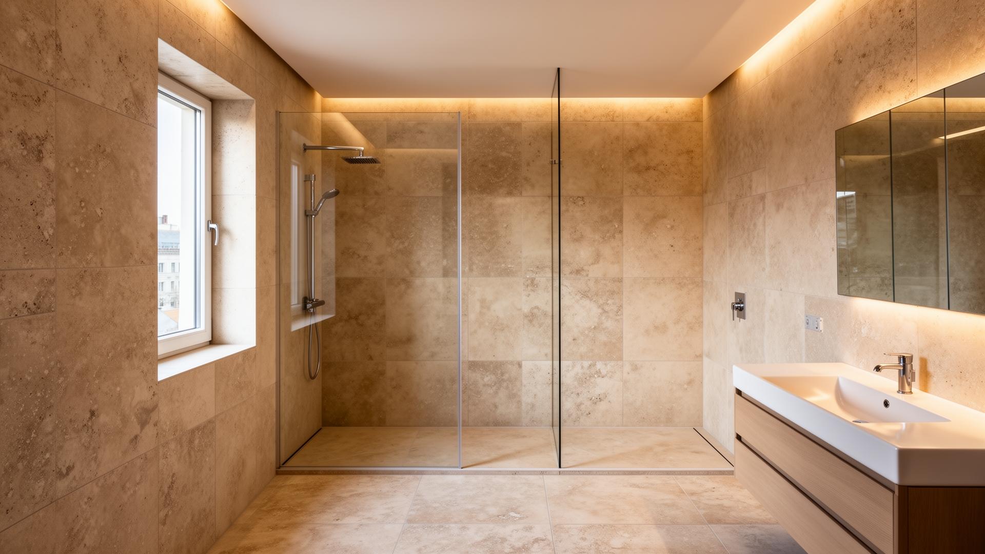 Realizacja nowoczesnej łazienki premium w Krakowie — LOFTBAU Paweł Szalecki